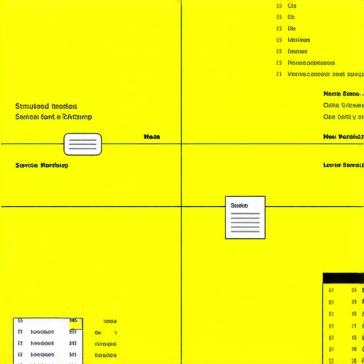 Diagram showing layered structured data elements for optimizing Google Maps listings.