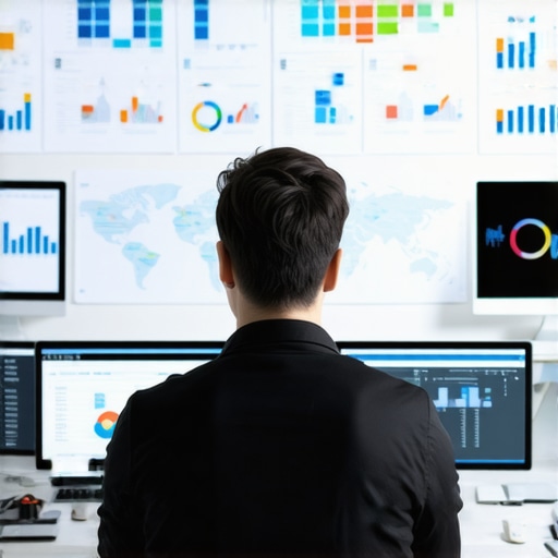 Digital marketing expert reviewing Google Maps optimization metrics.