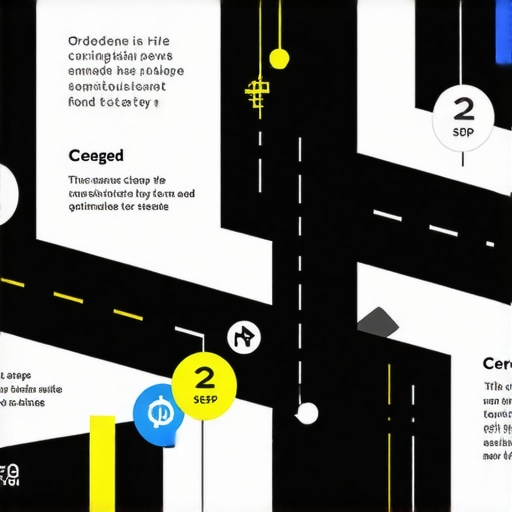 Infographic illustrating essential steps to improve Google Maps ranking.