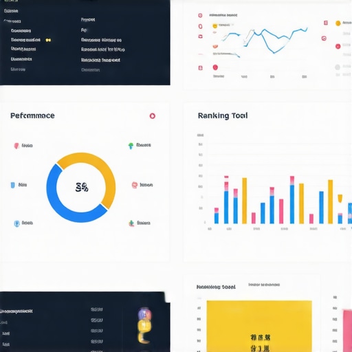 Graphical dashboard displaying Google Maps ranking fluctuations and analytics for local SEO management.