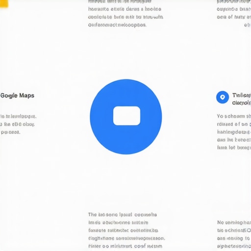 Infographic illustrating myths and errors in Google Maps optimization