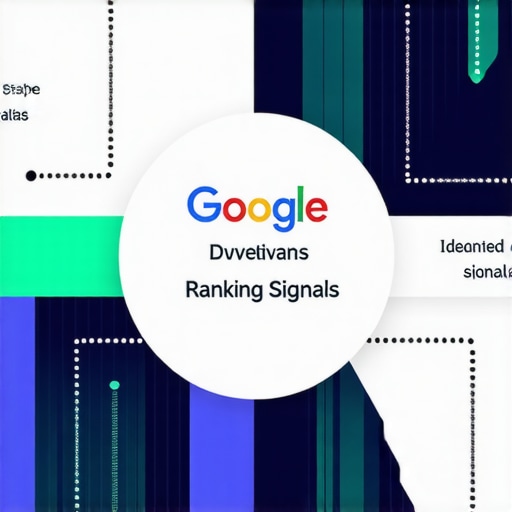Diagram illustrating complex factors influencing Google Maps rankings, including neural signals and spatial data.